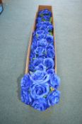 *Box of Artificial Blue Roses