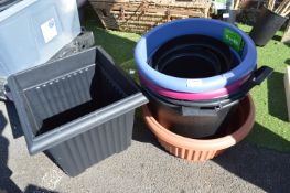 *Assorted Plastic Planters and Pots