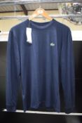 Lacoste Men’s Navy Long Sleeve Top Size: XS RRP: £49