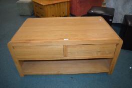 Double Drawer Coffee Table