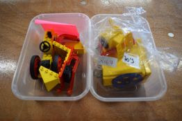 Selection of Original Legoland and Meccano Pieces