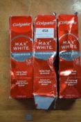 3x Colgate Max White Luminous Toothpaste