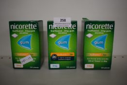 2x Nicorette 2mg Gum Nicotine Fruit Fusion 105pcs