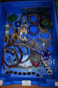 Various Costume Jewellery Bracelets, etc. (tray not included)