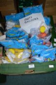 Box of Party Balloons