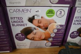 *Carmen Double Size Electric Fitted Underblanket