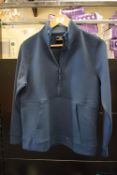 *Navy Blue Half Zip Lightweight Top Size: S