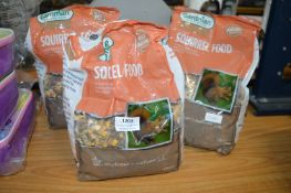 *3x 1.3kg Bags Gardeman Squirrel Food