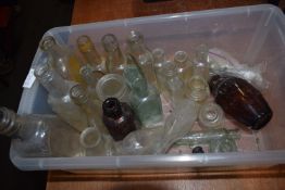 Box of Victorian Style Bottles