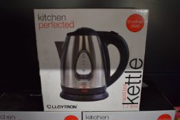 *Lloytron Brushed Steel Rapid Boil 1.7L Kettle (new in box)