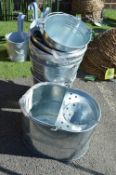 *Quantity of Buckets and a Galvanised Mop Bucket