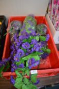 *Quantity of Artificial Purple Flowers