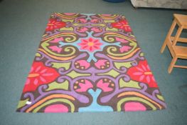 Acrylic Piled & Hand Tufted Harlequin Patterned Rug 180x120cm