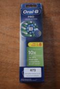 1x Oral-B Pro Cross Action Toothbrush Heads 8pk