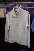 *Cream Half Zip Lightweight Top Size: M (AF)