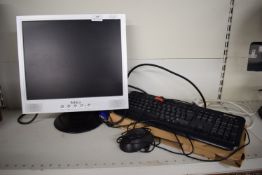 Belinea Monitor, 2x Keyboards, and a Mouse