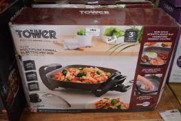 *Tower Multifunctional Electric Fry Pan