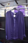 Windsmoor Purple Chiffon Blouse Size: 20