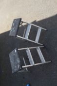 Pair of Aluminium Step Stools