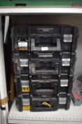 Set of 4x Dewalt T Stak Toolboxes