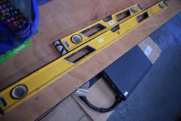 2x JCB Spirit Levels (1.2m and 60cm)