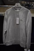 Lacoste Classic Fit Light Grey Jumper Size: XL RRP: £100