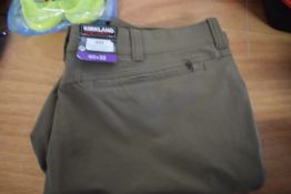 *Kirkland Men’s Khaki Trousers Size: 40x32