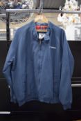 Lambretta Blue Suedette Lightweight Jacket Size: 2XL