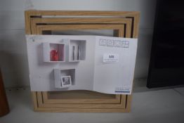Duraline Floating Box Shelves 3pc Set