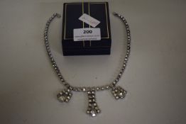 Elizabeth Duke Cubic Zirconia Necklace