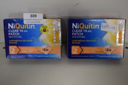 2x Niquitin 14mg Nicotine Patches 7pcs
