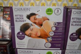 *Carmen King Size Electric Fitted Underblanket