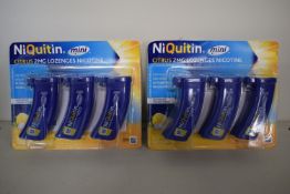 2x Niquitin 2mg Nicotine Lozenges Citrus 60pcs