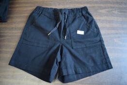 *BC Clothing Lady’s Black Stretch Denim Shorts Size: M
