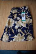 *Hilary Radley Navy & Beige Floral Shorts Size: XL
