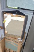 Bathroom Corner Cabinet with Mirrored Door