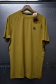 *Champion Men’s Mustard Sports Tee Size: M