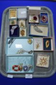 Vintage Costume Jewellery Brooches