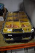 2x Stacking Organiser Boxes and Contents of Assorted Plumbing Fitting