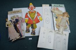 Cutout Fashion Dolls, and Billy Smart’s Circus Souvenir Clown