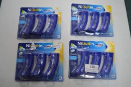 4x Packs of Niquitin Minis 2mg Nicotine Lozenges