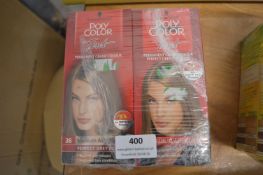 4x Packs of Schwarzkopf Poly Colour Hair Tints