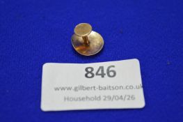 9ct Gold Collar Stud ~0.9g