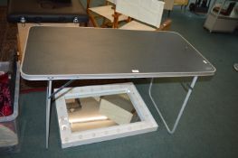 Kampa Folding Camping Table with Dressing Mirror