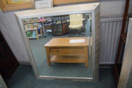 Large Silver Framed Mirror ~100x110cm
