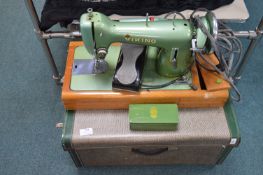 Husqvarna Viking Portable Electric Sewing Machine with Case