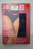 *Jezebel Black Seamless Shaping Briefs (medium control) Size: M