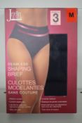 *Jezebel Black Seamless Shaping Briefs (medium control) Size: M