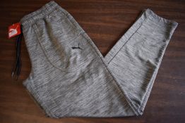 *Puma Medium Grey Heather Joggers Size: S