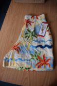 *Hilary Radley Linen Beach Print Shorts Size: M